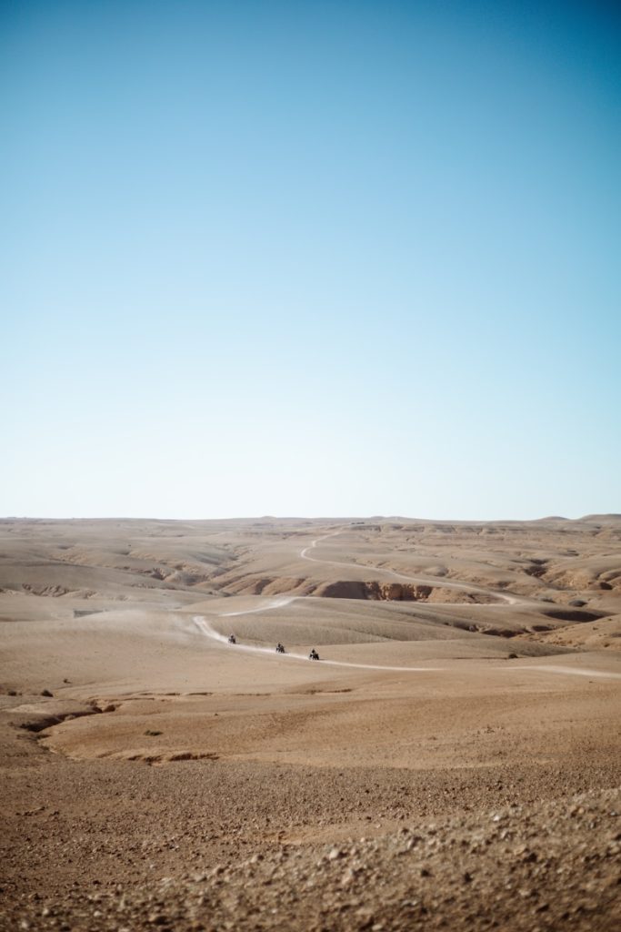 brown sand under sunny sky